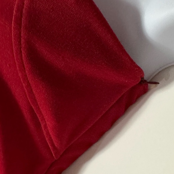 Red Strapless Dress - Picture 4 of 5